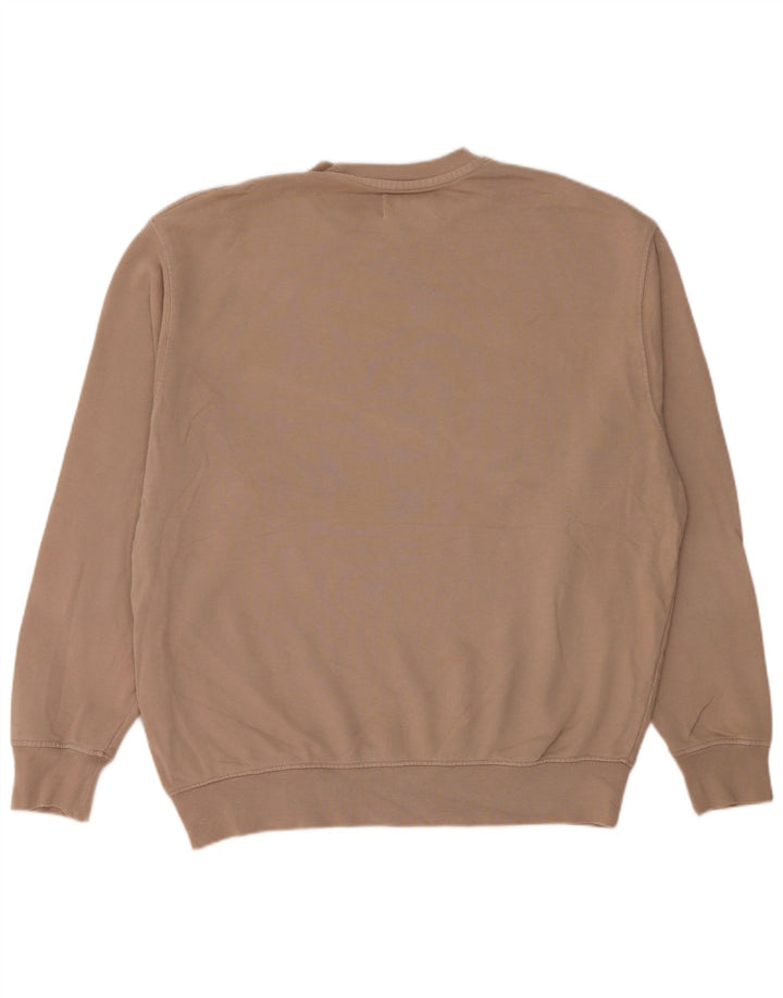 Zara Moletom Masculino Jumper Médio Bege Algodão