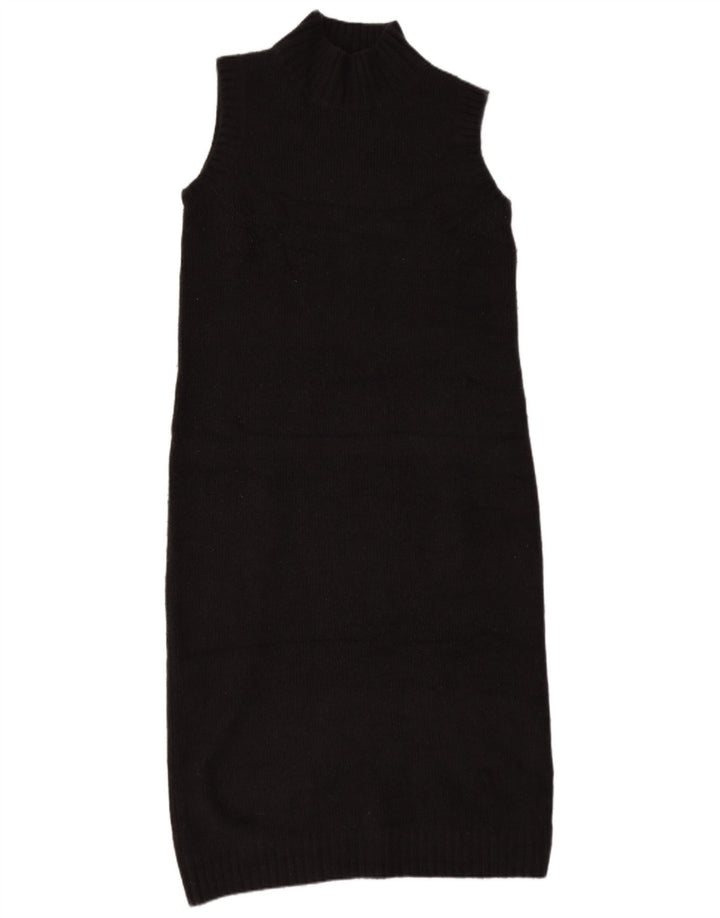 Zara Vestido feminino sem mangas sem mangas UK 14 cinza médio
