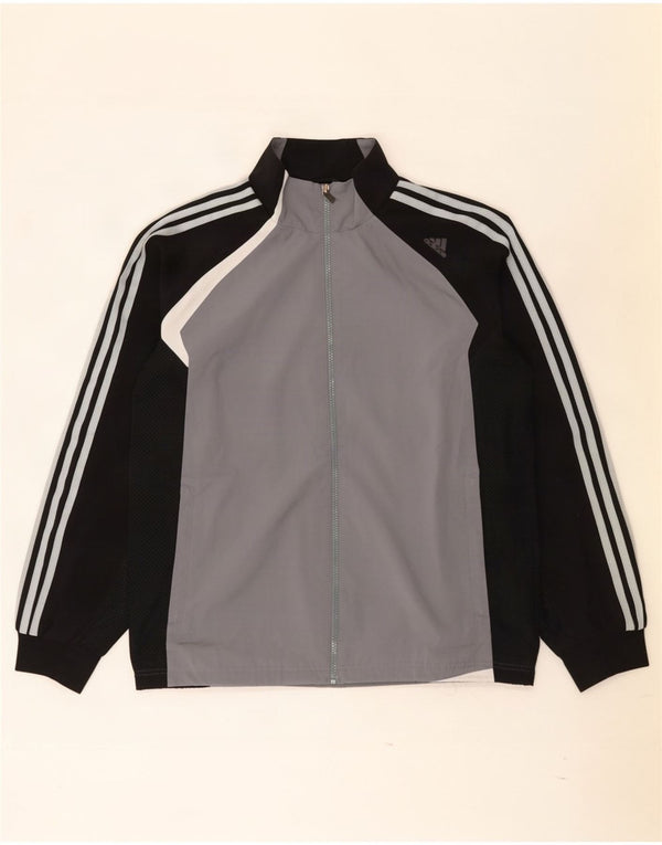 Adidas Mens Climacool Tracksuit Top Jacket UK 36/38 Pequeno Preto Colorblock