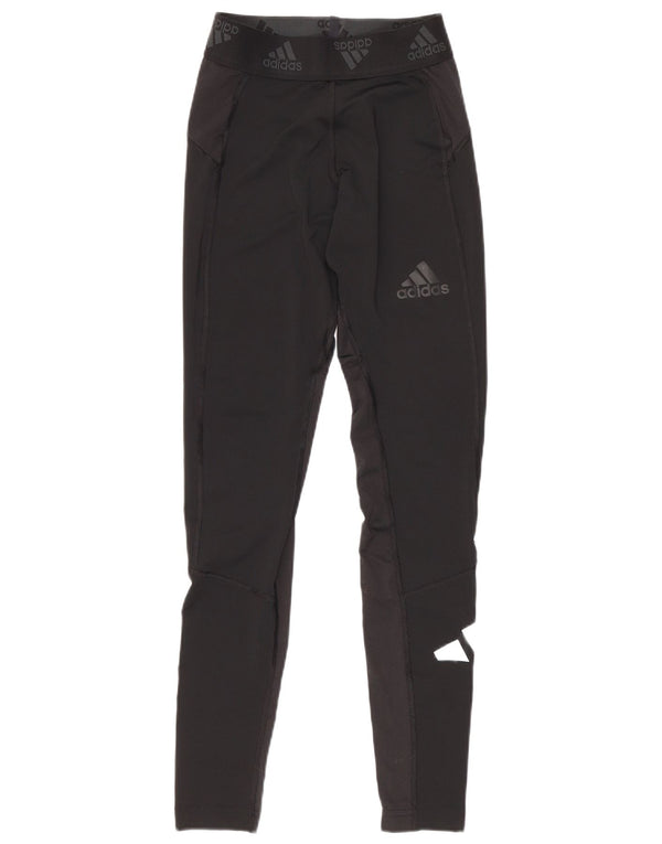 Leggings Adidas Feminino UK 10 Pequeno Poliéster Preto