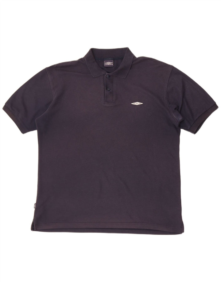 Camisa polo masculina Umbro XL azul marinho poliéster