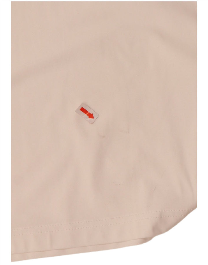 Camisa polo masculina BOTTEGA ARTIGIANA média off white nylon