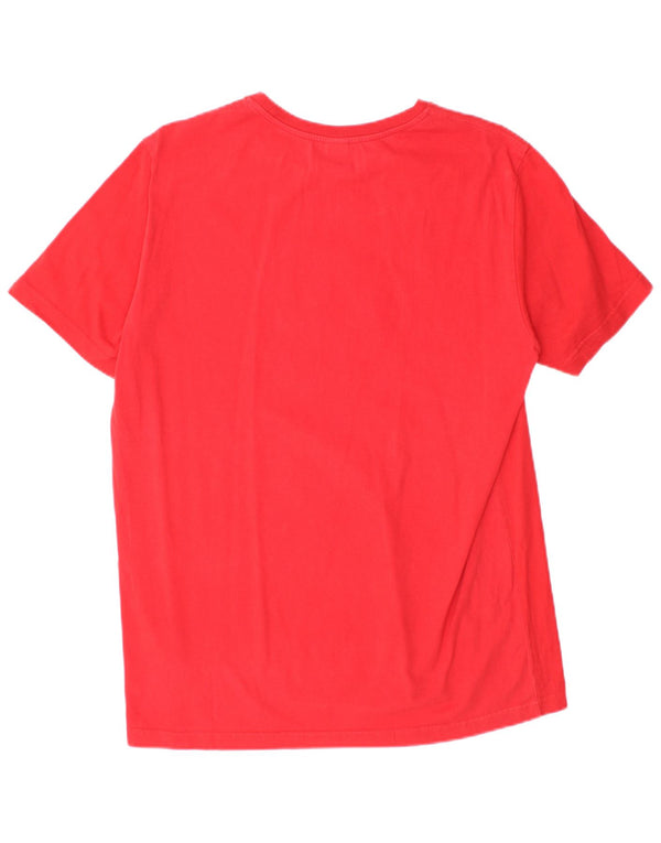 Camiseta gráfica masculina Le Coq Sportif Top XL algodão vermelho