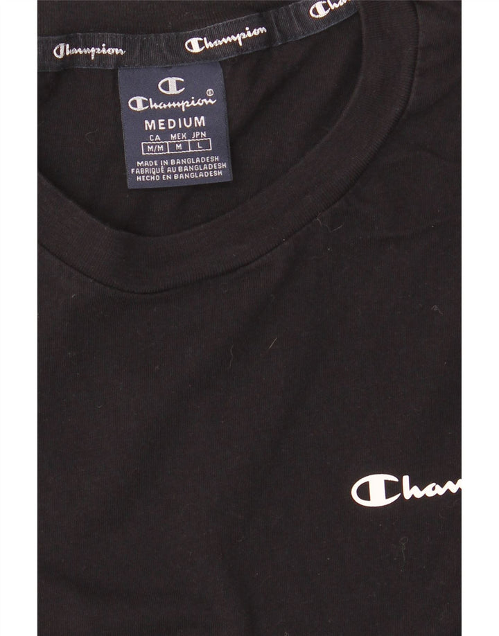 Camiseta masculina CHAMPION Top Médio Preto