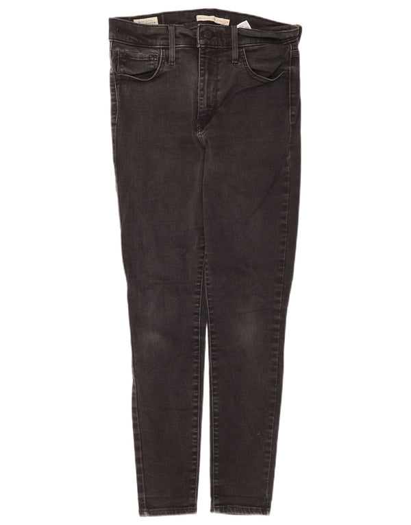 Calça jeans feminina Levi's 721 High Rise Super Skinny W29 L28 cinza algodão