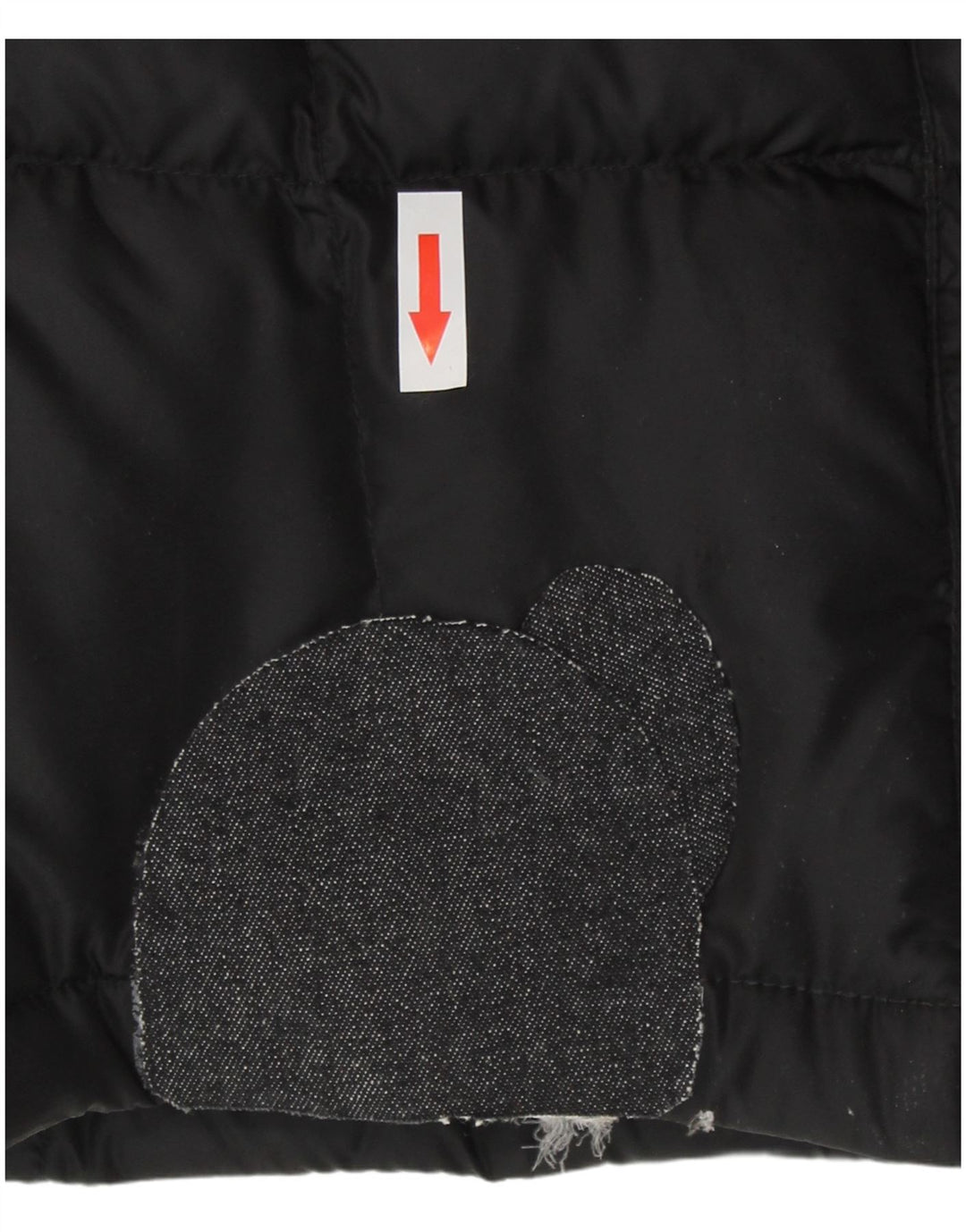 Casaco acolchoado com capuz feminino The North Face Longline Reino Unido 12 Médio Preto