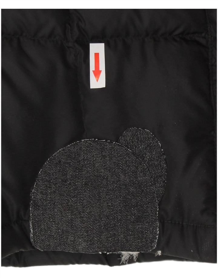 Casaco acolchoado com capuz feminino The North Face Longline Reino Unido 12 Médio Preto
