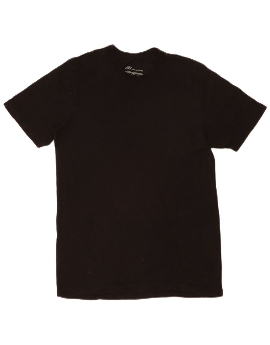 Camiseta masculina New Balance de algodão preto médio