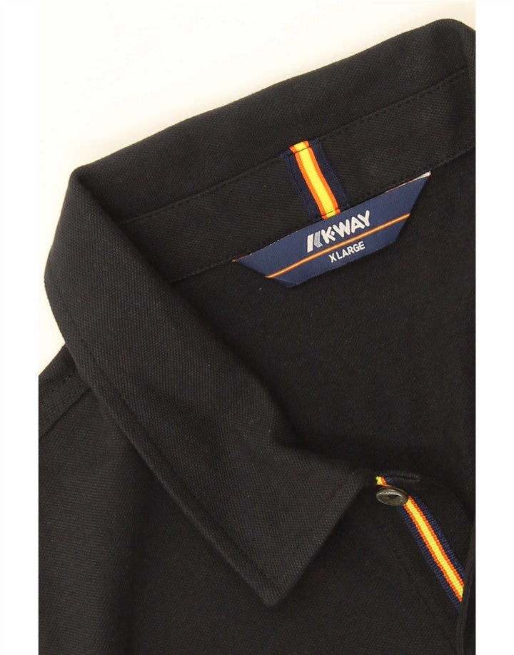 Camisa polo masculina K-Way XL preta