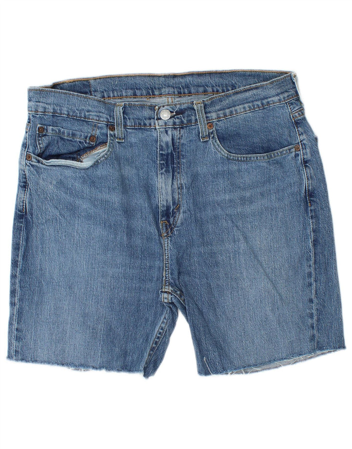 LEVI'S Masculino 527 Shorts Jeans W34 Grande Algodão Azul