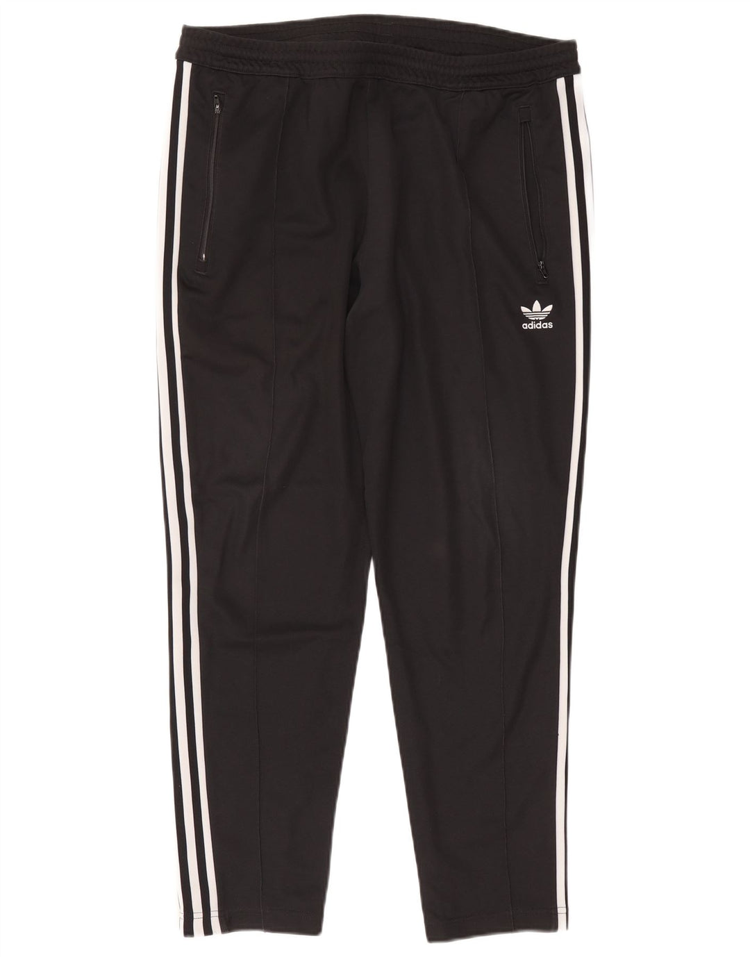 Calças de treino masculinas Adidas grandes de algodão preto