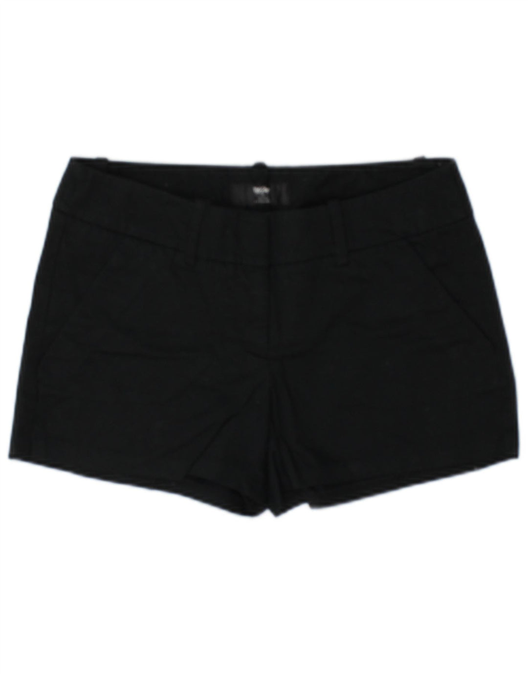 Shorts Chino feminino Mossimo US 2 XS W32 algodão preto