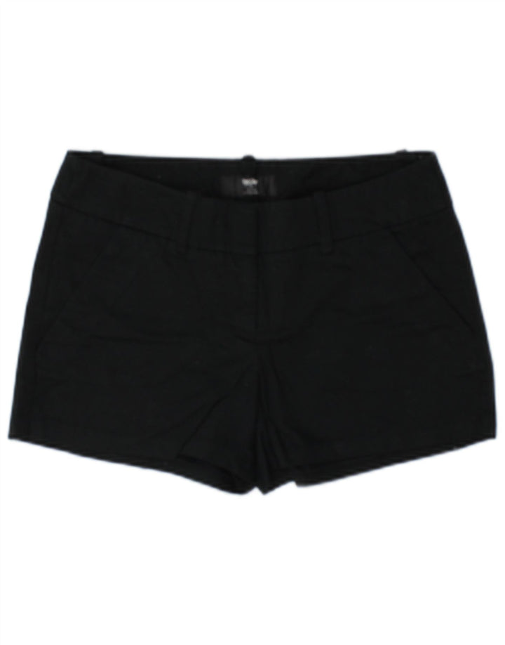 Shorts Chino feminino Mossimo US 2 XS W32 algodão preto