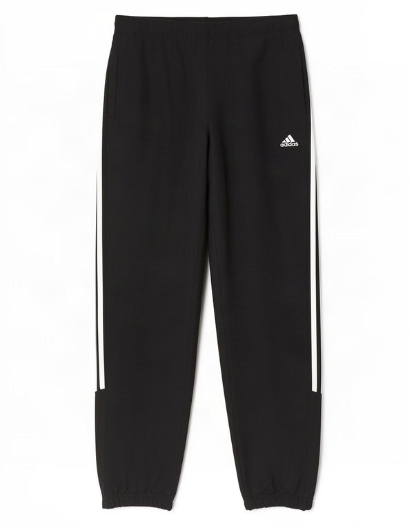 Adidas Mulheres Treino Calças Joggers UK 10 Pequeno W27 L29 Preto