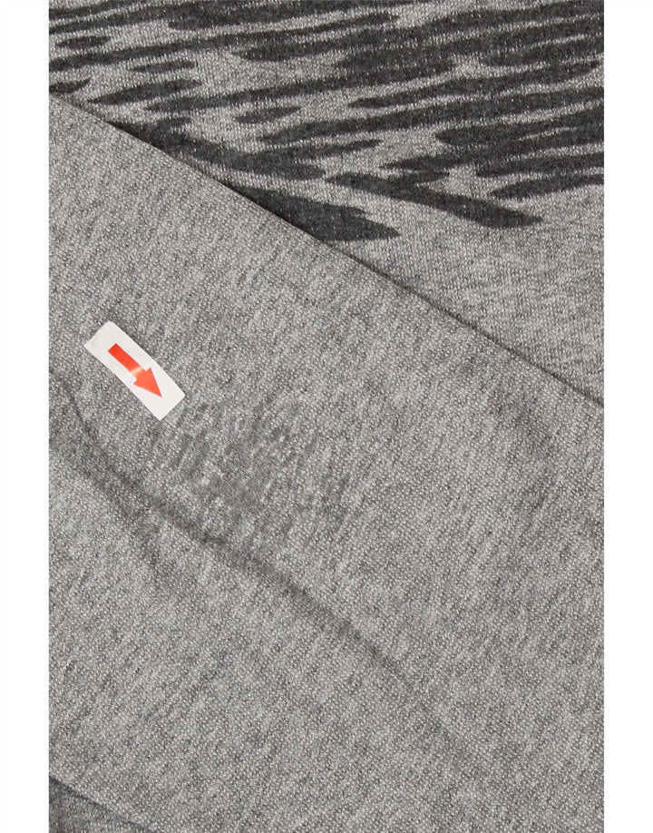 Vans Mens Graphic Moletom Jumper Pequeno Algodão Cinza