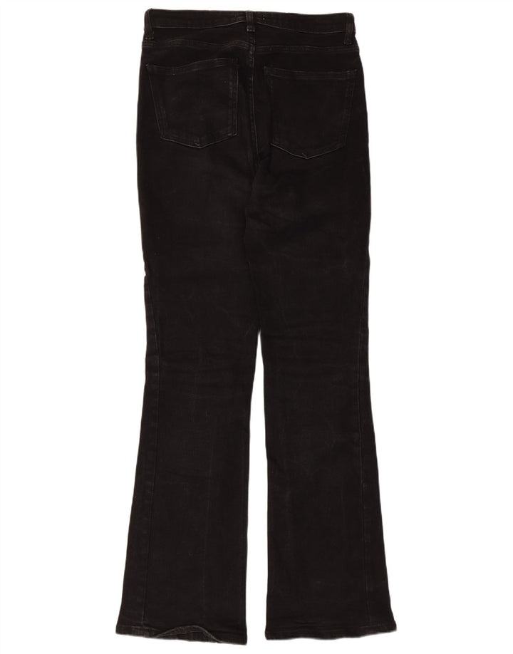 Zara Jeans feminino queimado EU 38 pequeno W28 L31 algodão preto