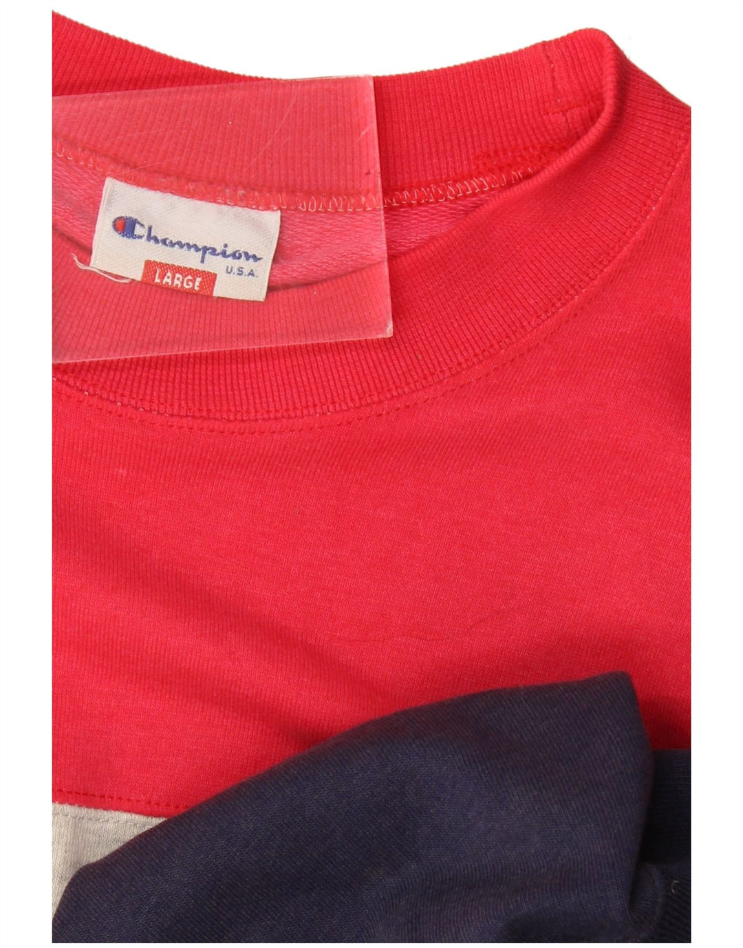 Champion moletom gráfico masculino jumper grande bloco colorido multicolorido