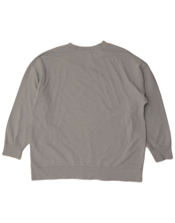 Zara moletom masculino jumper grande algodão azul