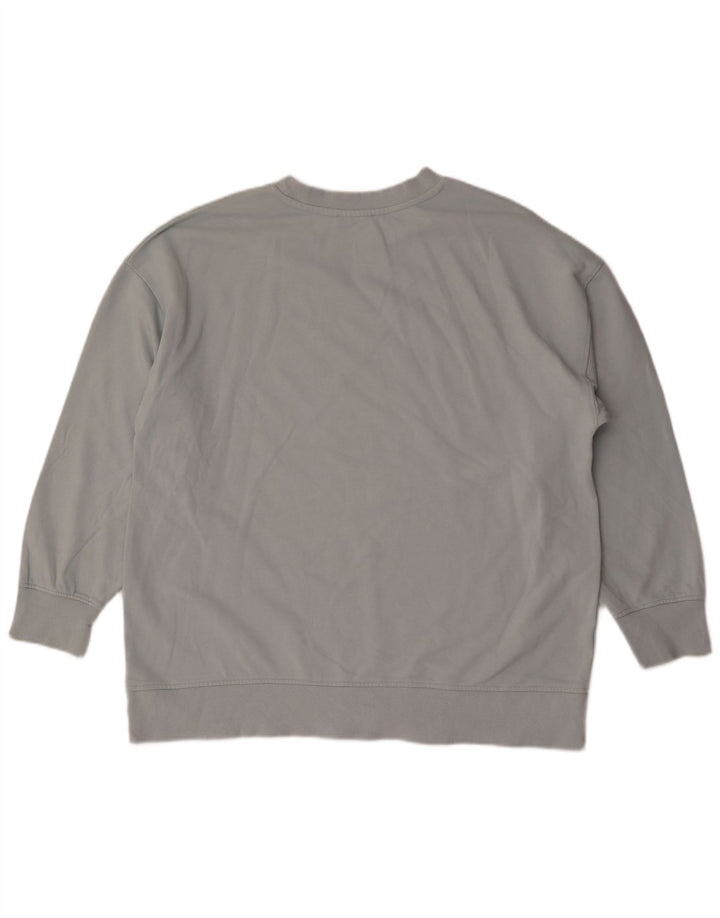 Zara moletom masculino jumper grande algodão azul