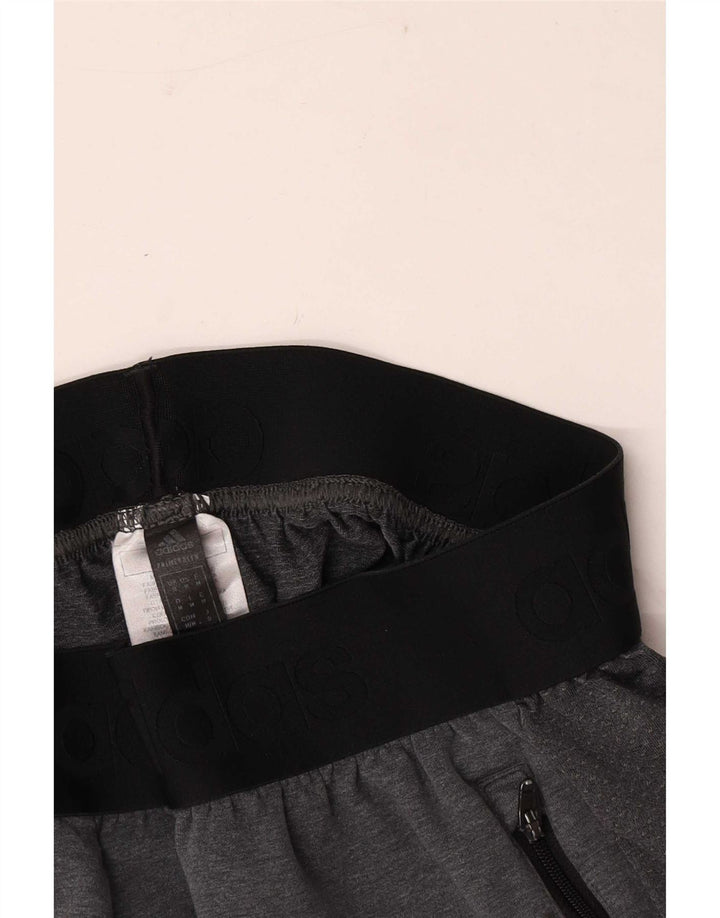Shorts esportivos gráficos masculinos Adidas médio cinza colorblock algodão