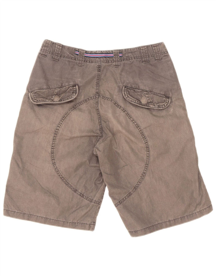 Zara Mens Chino Shorts EU 38 Pequeno W30 Cinza Poliéster