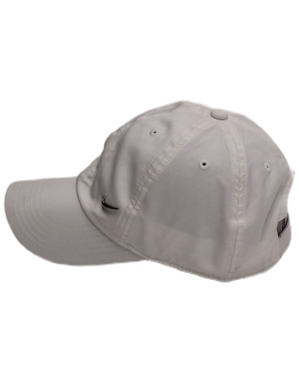 Boné de beisebol masculino Nike Heritage tamanho único poliéster branco