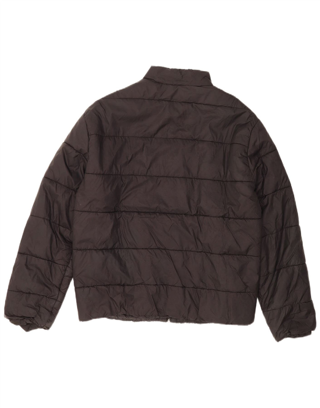Jaqueta acolchoada masculina Zara UK 40 grande nylon preto