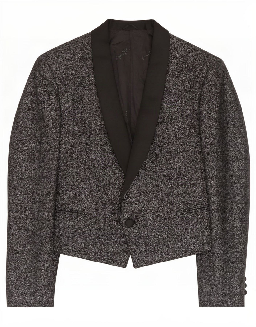 Jaqueta blazer masculina Pierre Cardin com 1 botão IT 50 XL lã preta