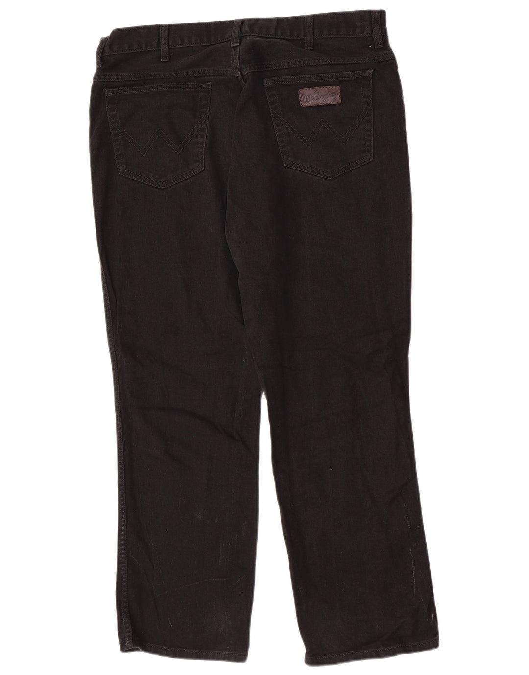 Wrangler Masculino Texas Straight Jeans W40 L30 Algodão Preto