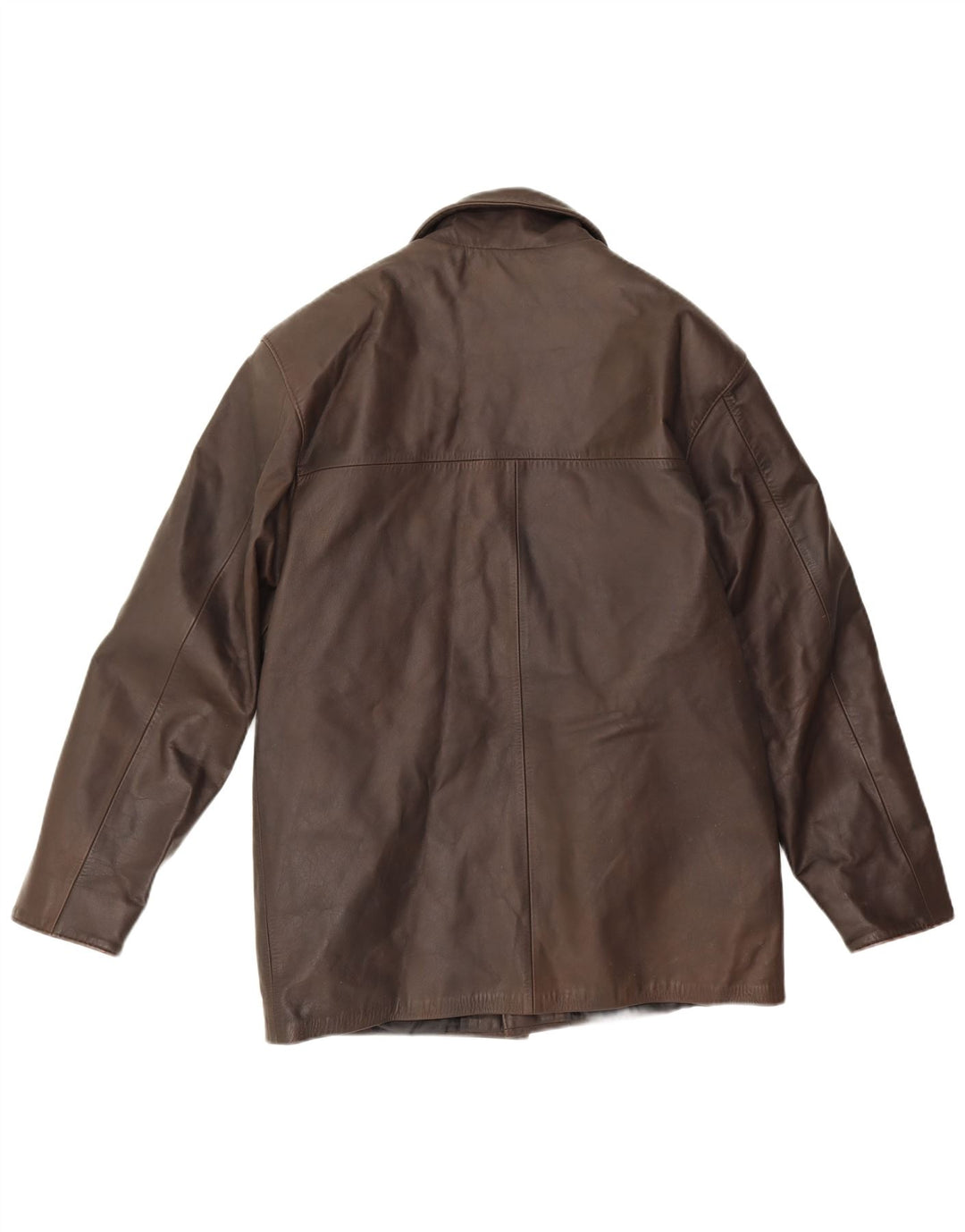 Jaqueta de couro masculina vintage Reino Unido 40 grande couro marrom