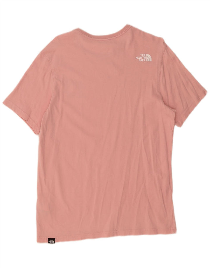 Camiseta masculina THE NORTH FACE Top médio algodão rosa