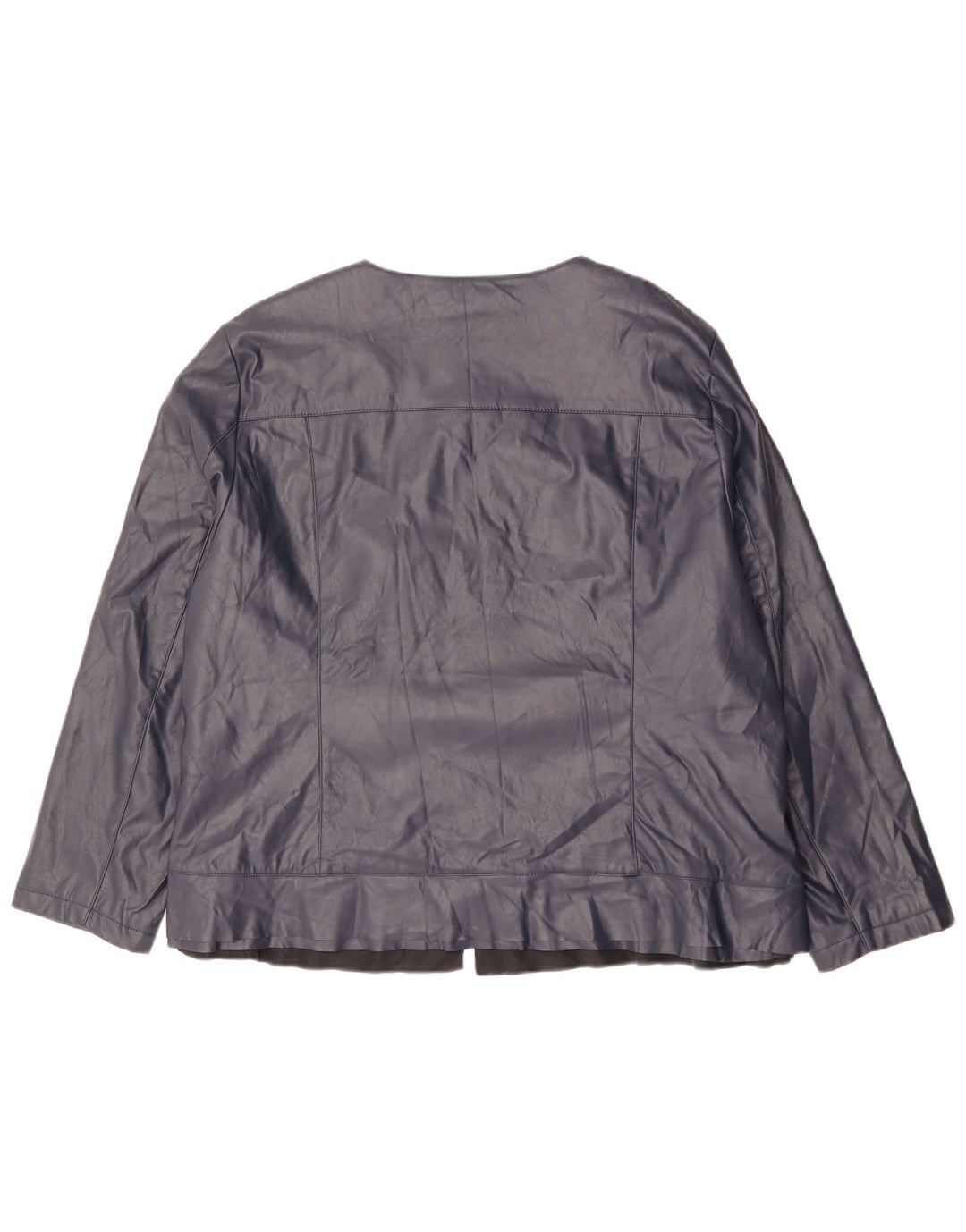 Jaqueta bomber feminina Marks & Spencer Autograph UK 24 4XL azul marinho