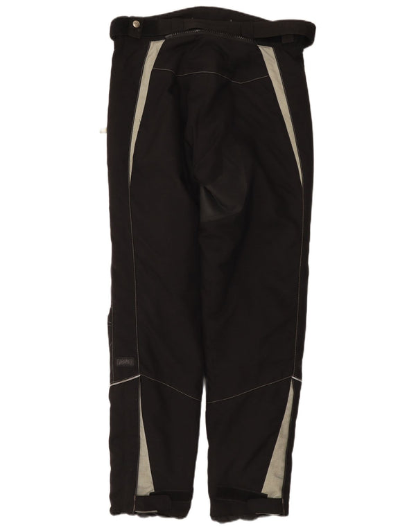 POLO Masculino Moto Racer Calça Pequena W30 L30 Preto Colourblock Poliamida