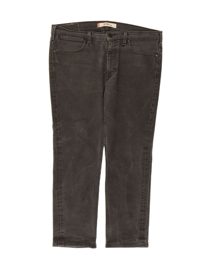 LEVI'S Mens 519 Cropped Slim Jeans W36 L27 Grey Cotton Vintage Levi's and Second-Hand Levi's from Messina Hembry 