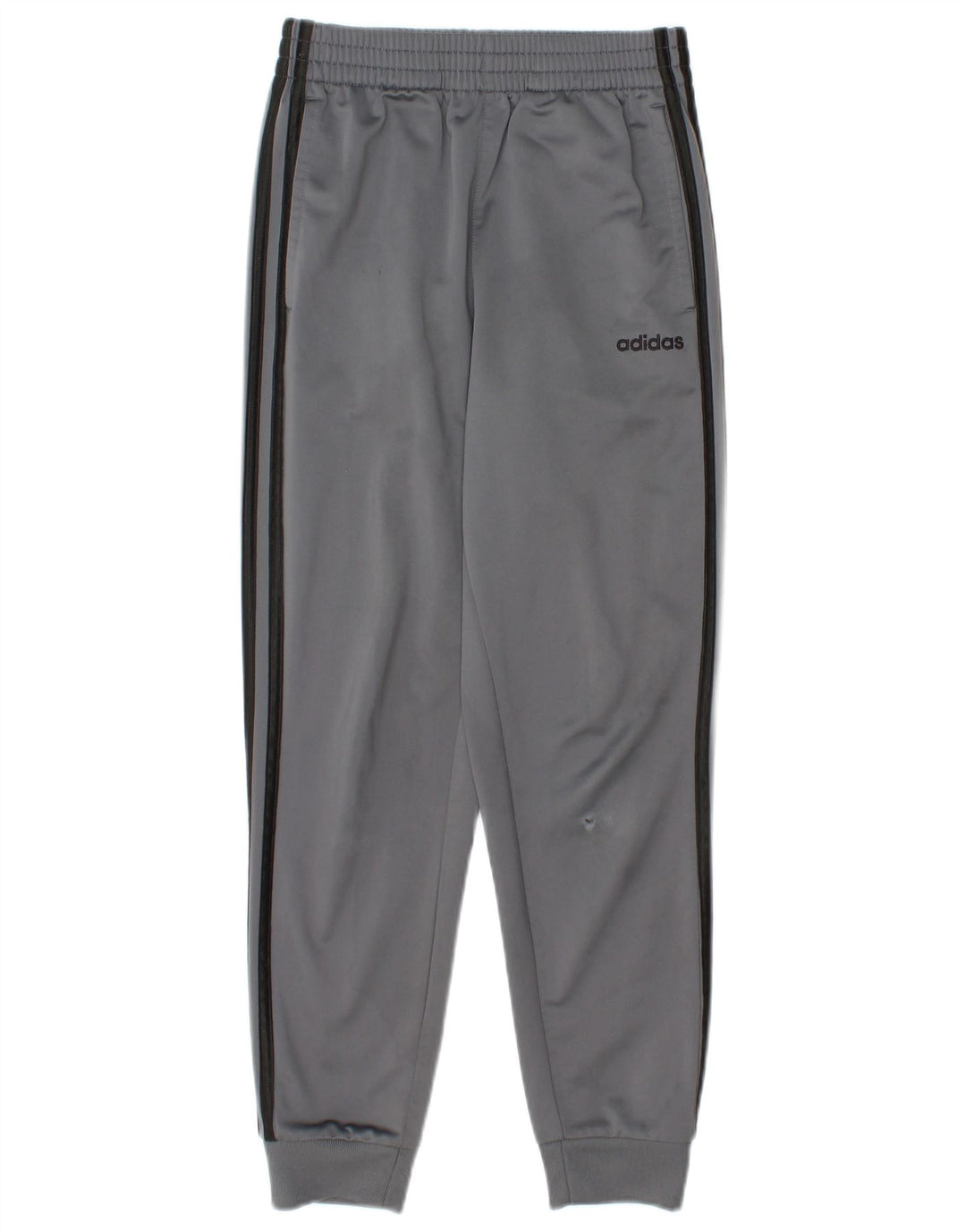Adidas meninos calças de treino joggers 10-11 anos cinza médio poliéster