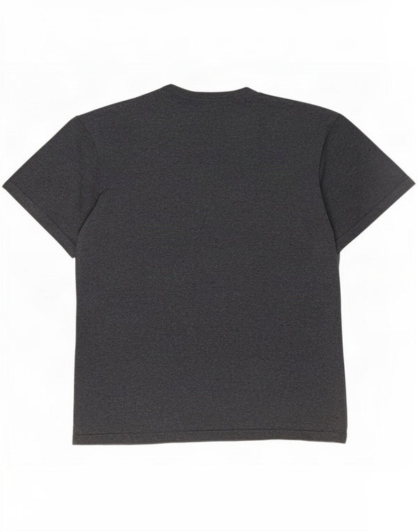 Camiseta masculina Charro Top grande algodão cinza