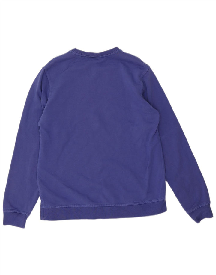 Nike moletom masculino jumper grande algodão azul