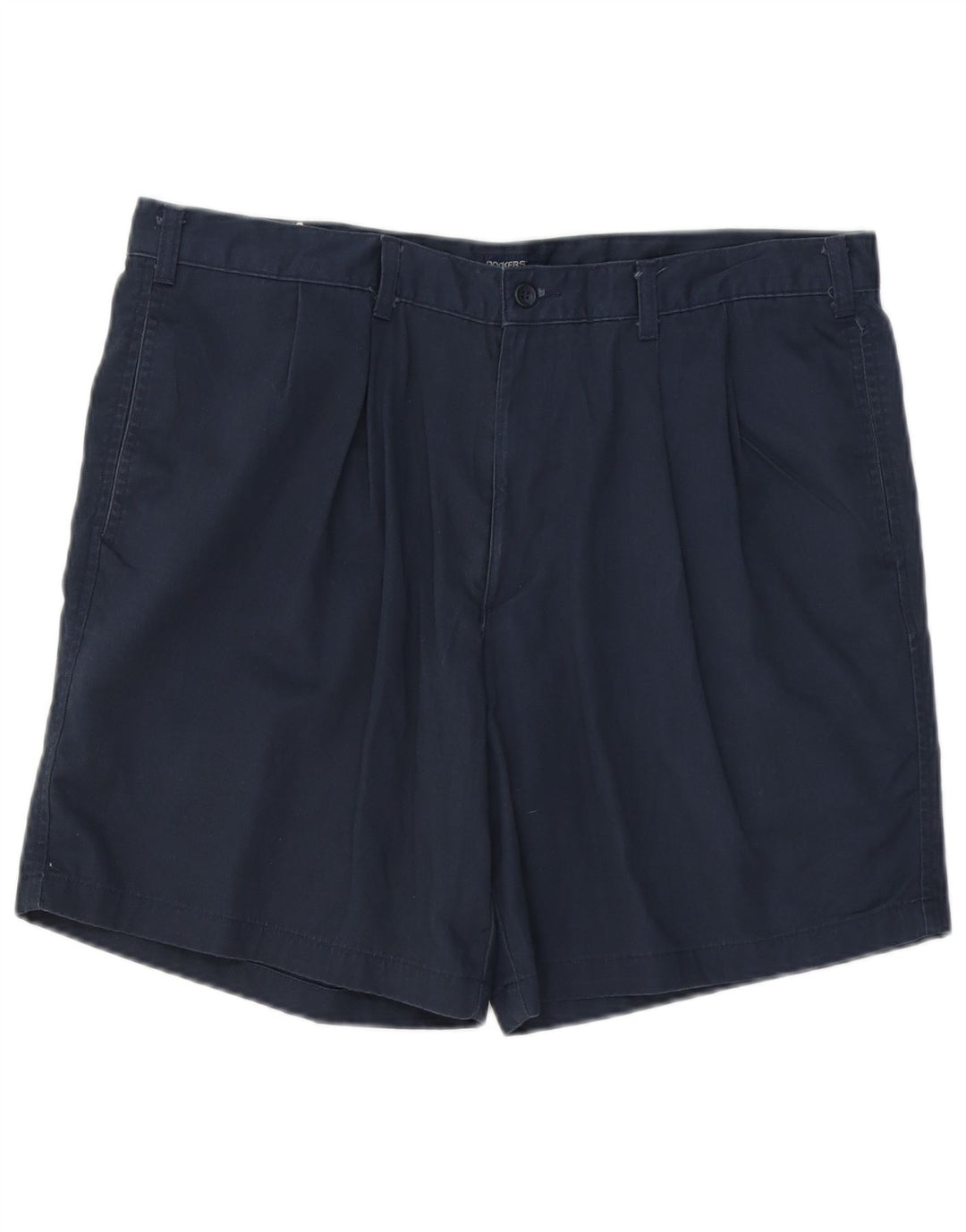 DOCKERS Masculino Pegged Chino Shorts W38 XL Azul Marinho Algodão