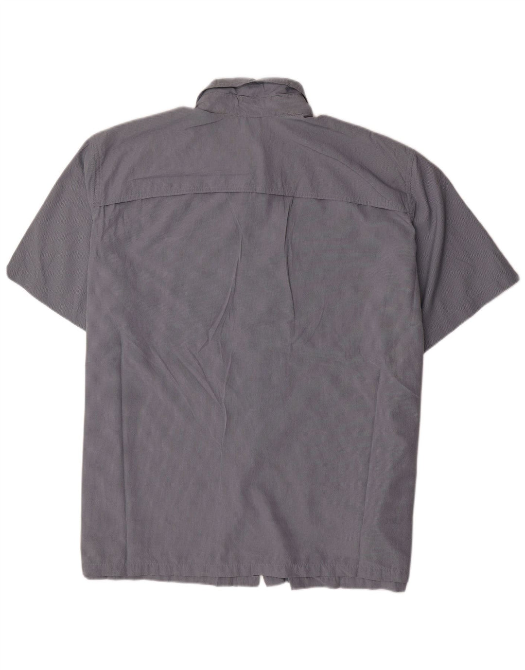 Camisa masculina de manga curta EDDIE BAUER 3XL azul poliéster