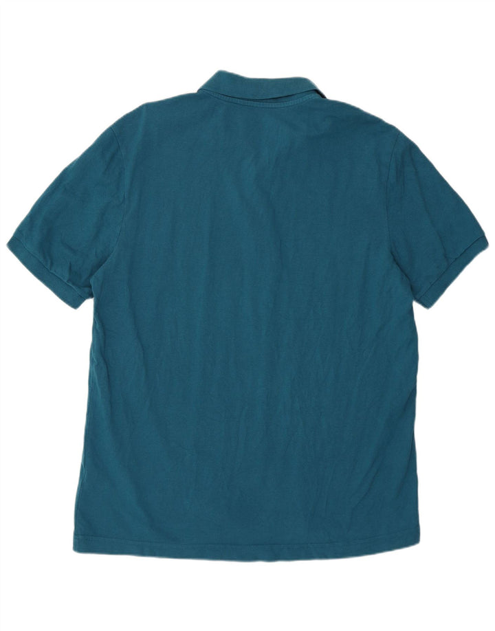 Camisa polo masculina Kappa grande algodão azul