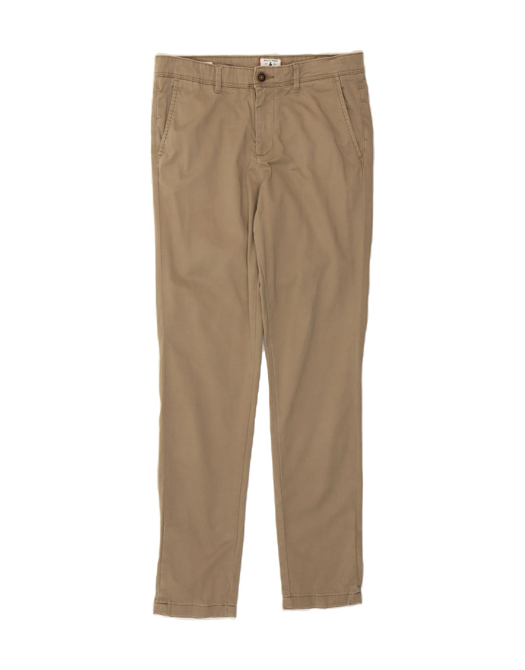 JACK & JONES Mens Slim Chino Trousers W30 L32 Beige Cotton Vintage Jack & Jones and Second-Hand Jack & Jones from Messina Hembry 