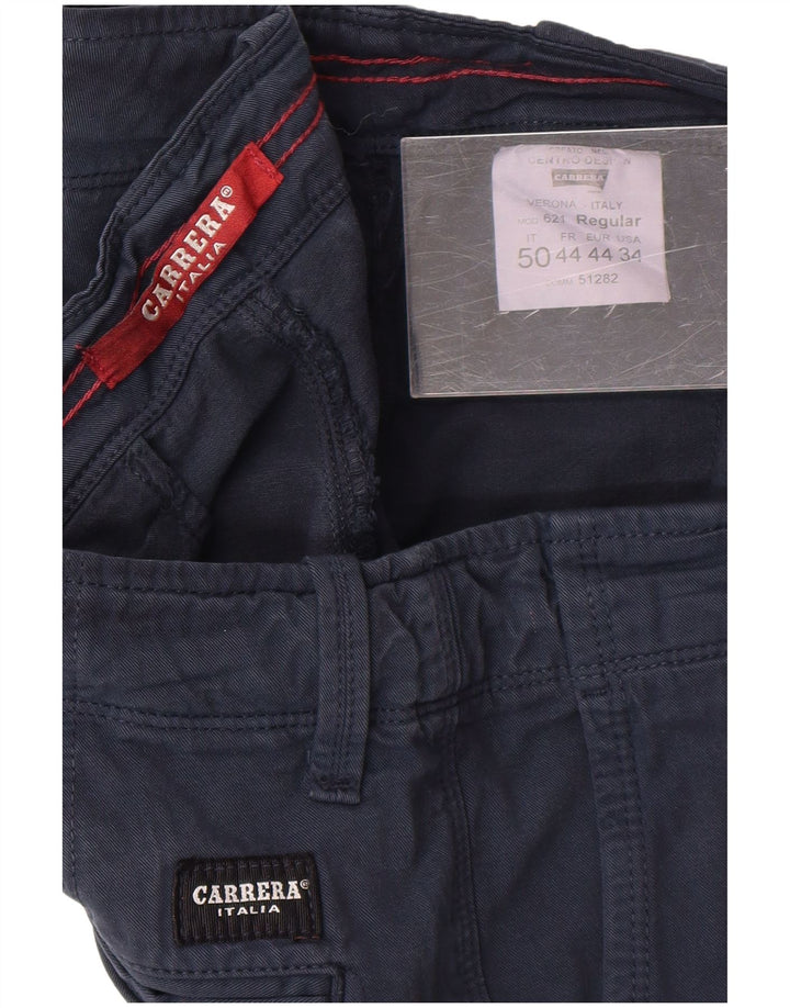 Carrera Mens Chino Shorts W34 Grande Azul Marinho