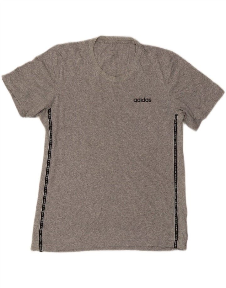 Camiseta masculina ADIDAS cinza médio