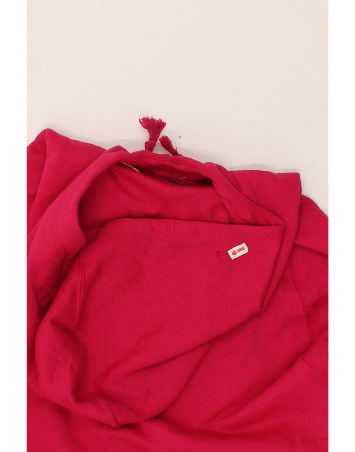 CHAMPION Womens Graphic Hoodie Jumper UK 18 XL Pink Cotton Vintage Champion and Second-Hand Champion from Messina Hembry 