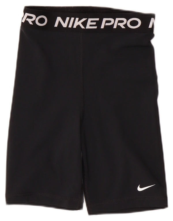 Shorts esportivos femininos NIKE Dri Fit Graphic UK 4 XS preto poliéster