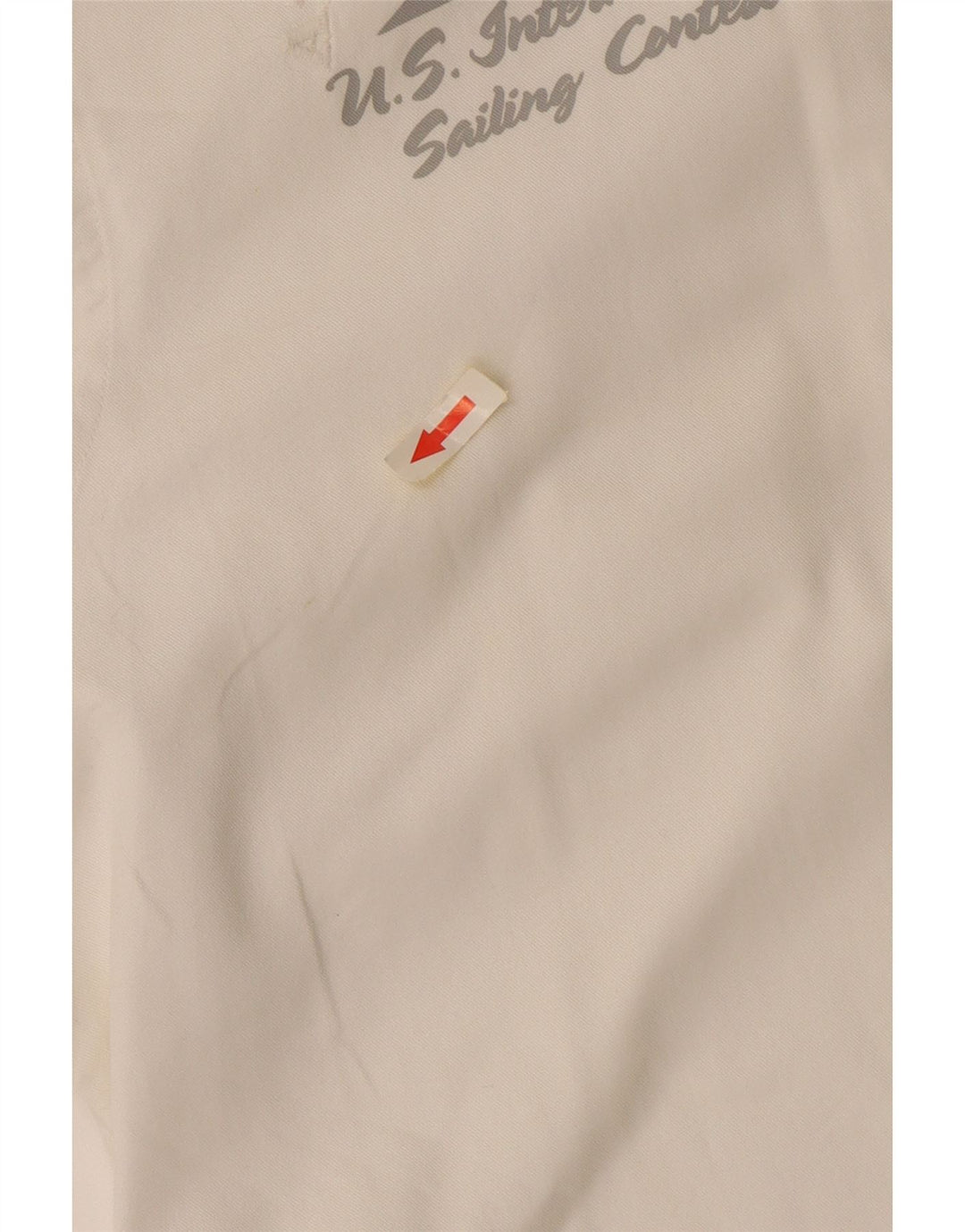 Camisa gráfica masculina North Sails 2XL algodão branco