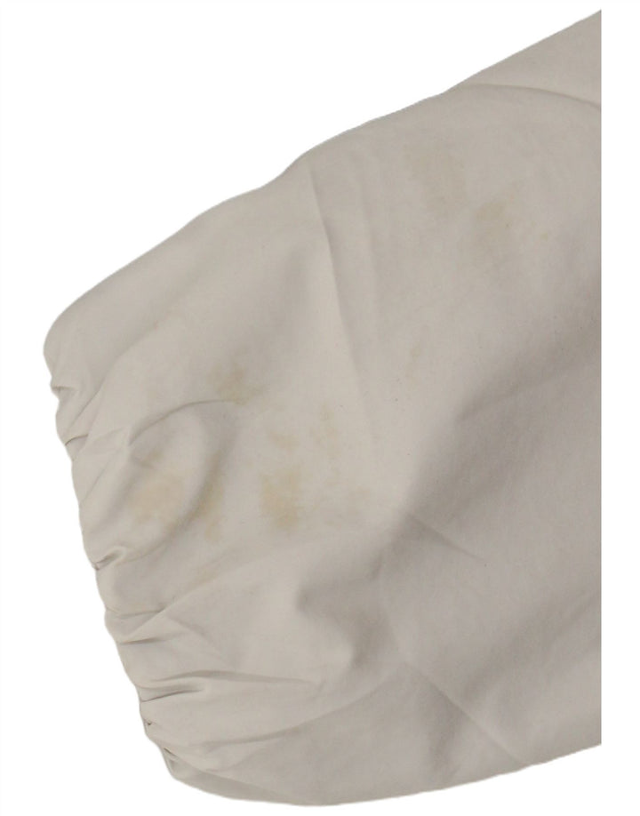 Jaqueta bomber feminina Zara UK 16 grande poliéster cinza