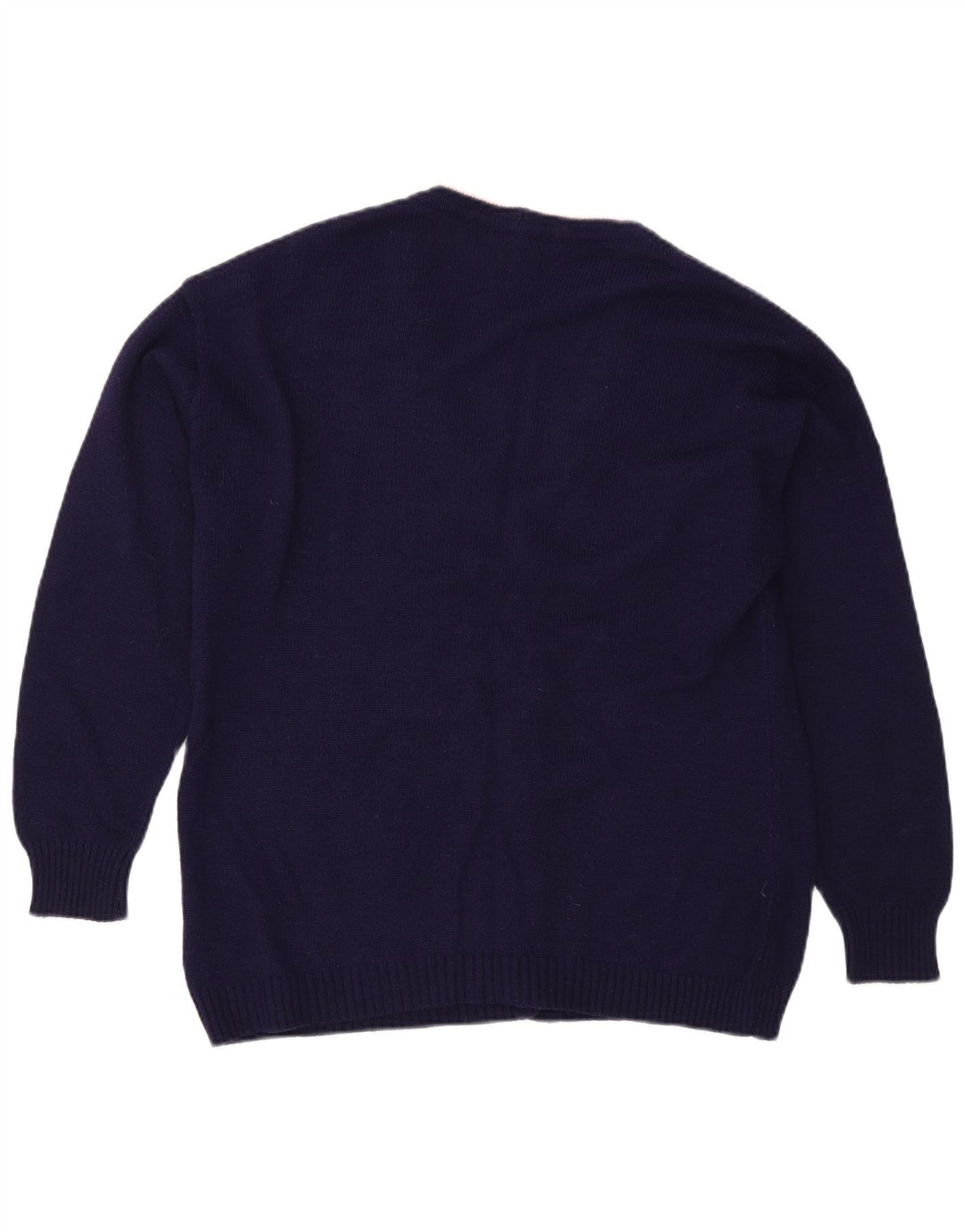 Suéter cardigã feminino PIMET MAGLIERA UK 18 XL azul marinho floral