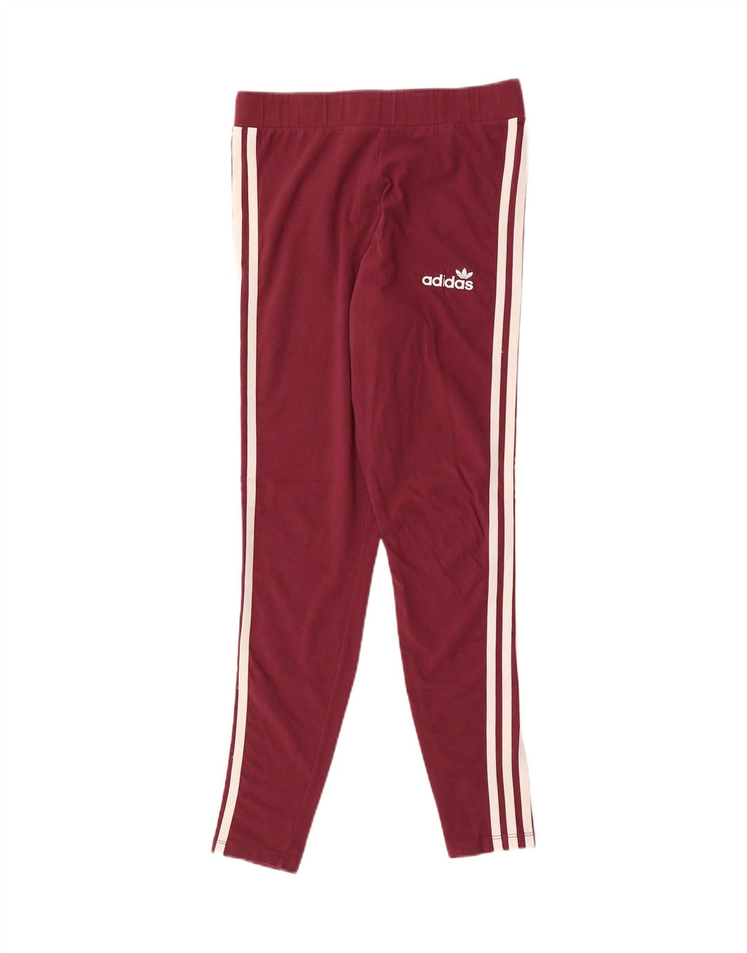 ADIDAS Womens Leggings UK 12 Médio Marrom Algodão