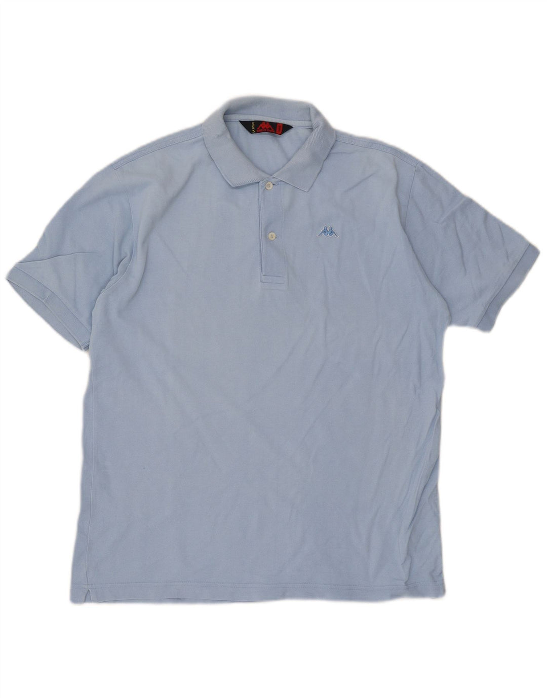Camisa polo masculina Kappa grande algodão azul